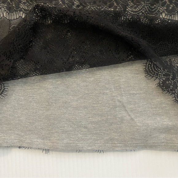 Maurices Lace Overlay Two-Toned Stretch Racerback Tank Top M - Picture 6 of 11